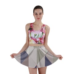 Background Geometric Triangle Mini Skirt by Nexatart