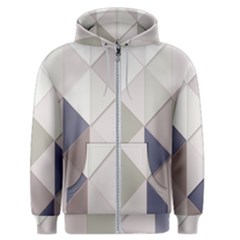 Background Geometric Triangle Men s Zipper Hoodie by Nexatart