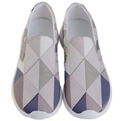 Background Geometric Triangle Men s Lightweight Slip Ons by Nexatart