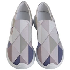 Background Geometric Triangle Women s Lightweight Slip Ons by Nexatart