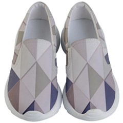 Background Geometric Triangle Kid s Lightweight Slip Ons by Nexatart