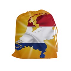 Holland Country Nation Netherlands Flag Drawstring Pouches (extra Large) by Nexatart