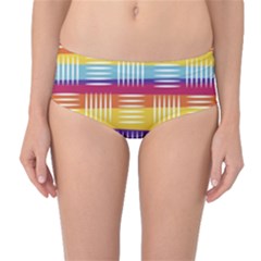 Art Background Abstract Mid-waist Bikini Bottoms by Nexatart