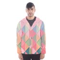 Background Geometric Triangle Hooded Wind Breaker (Men) View1