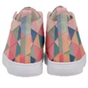 Background Geometric Triangle Kid s Mid-Top Canvas Sneakers View4