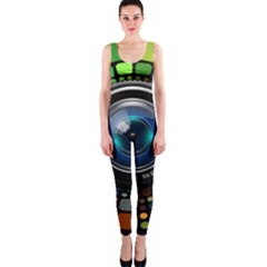 Lens Photography Colorful Desktop One Piece Catsuit by Nexatart