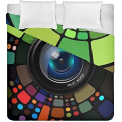 Lens Photography Colorful Desktop Duvet Cover Double Side (king Size) by Nexatart