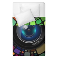 Lens Photography Colorful Desktop Duvet Cover Double Side (single Size) by Nexatart