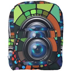 Lens Photography Colorful Desktop Full Print Backpack by Nexatart