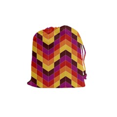 Geometric Pattern Triangle Drawstring Pouches (medium)  by Nexatart