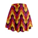 Geometric Pattern Triangle Mini Flare Skirt View2