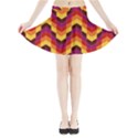 Geometric Pattern Triangle Mini Flare Skirt View3