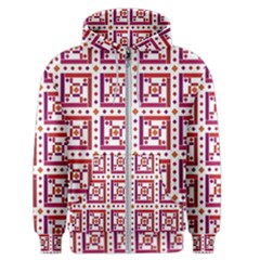 Background Abstract Square Men s Zipper Hoodie by Nexatart