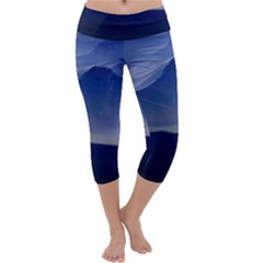 Planet Discover Fantasy World Capri Yoga Leggings by Nexatart