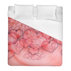 Heart Love Friendly Pattern Duvet Cover (full/ Double Size) by Nexatart