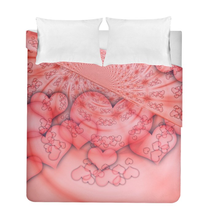 Heart Love Friendly Pattern Duvet Cover Double Side (Full/ Double Size)