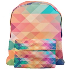 Texture Background Squares Tile Giant Full Print Backpack by Nexatart