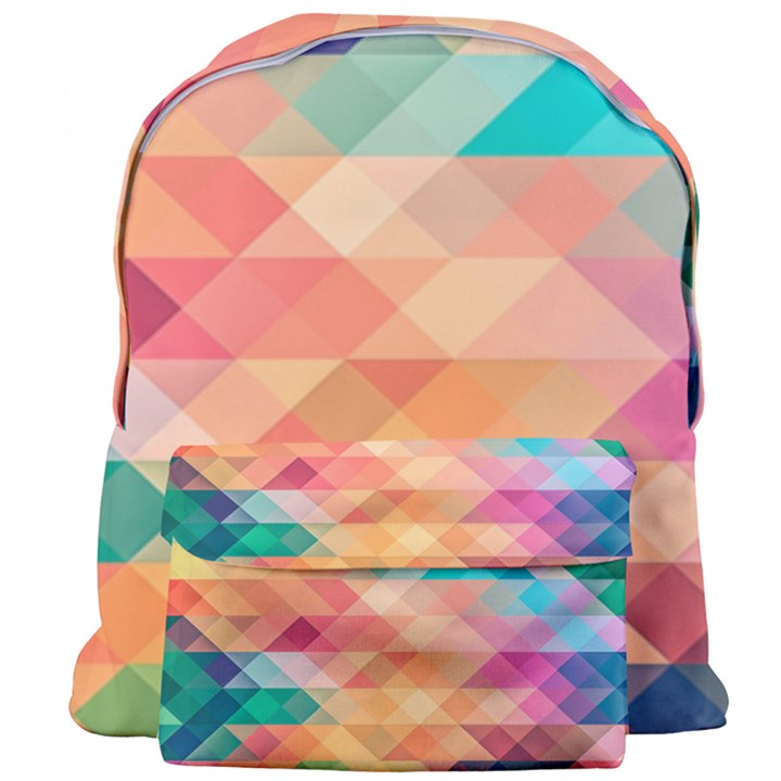 Texture Background Squares Tile Giant Full Print Backpack