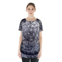 Dandelion Fibonacci Abstract Flower Skirt Hem Sports Top by Nexatart