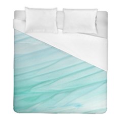 Blue Texture Seawall Ink Wall Painting Duvet Cover (full/ Double Size) by Nexatart