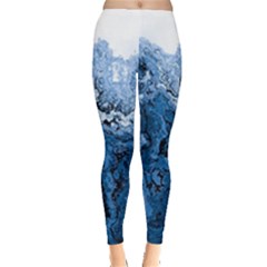 Water Nature Background Abstract Leggings  by Nexatart