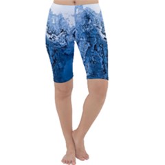 Water Nature Background Abstract Cropped Leggings  by Nexatart