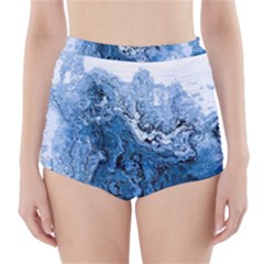 Water Nature Background Abstract High-waisted Bikini Bottoms by Nexatart