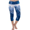 Water Nature Background Abstract Capri Yoga Leggings View1