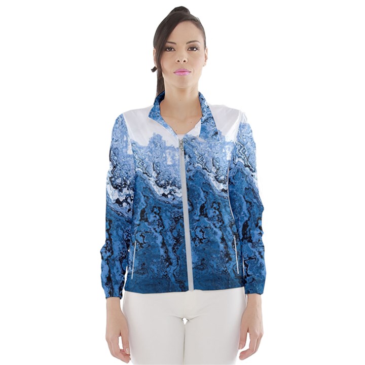 Water Nature Background Abstract Wind Breaker (Women)