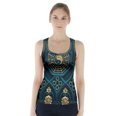 Ying Yang Abstract Asia Asian Background Racer Back Sports Top by Nexatart