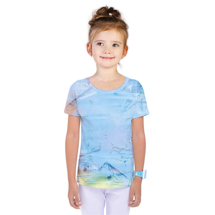 Background Art Abstract Watercolor Kids  One Piece Tee