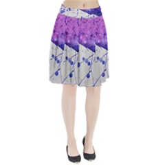 Art Painting Abstract Spots Pleated Skirt by Nexatart