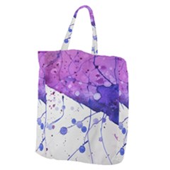 Art Painting Abstract Spots Giant Grocery Zipper Tote by Nexatart