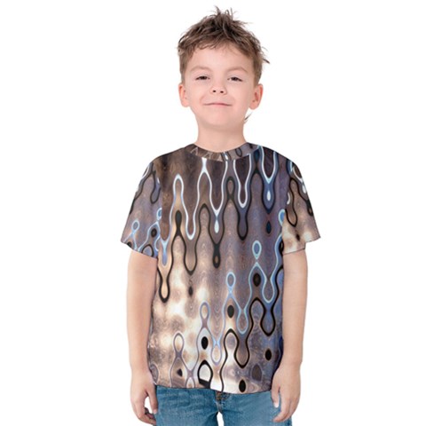 Wallpaper Steel Industry Kids  Cotton Tee by Nexatart