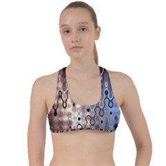 Wallpaper Steel Industry Criss Cross Racerback Sports Bra