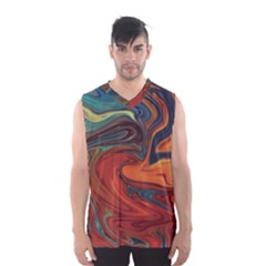 Creativity Abstract Art Men s Basketball Tank Top by Nexatart