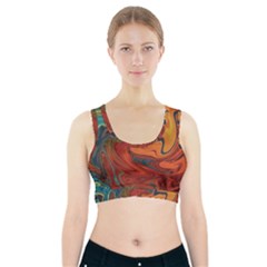 Creativity Abstract Art Sports Bra With Pocket by Nexatart