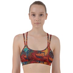 Creativity Abstract Art Line Them Up Sports Bra by Nexatart