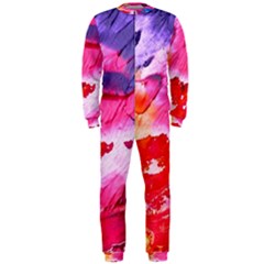 Abstract Art Background Paint Onepiece Jumpsuit (men)  by Nexatart