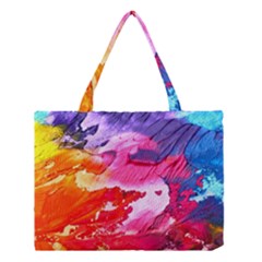 Abstract Art Background Paint Medium Tote Bag by Nexatart