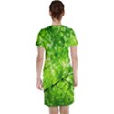 Green Wood The Leaves Twig Leaf Texture Short Sleeve Nightdress View2