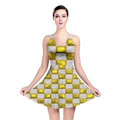 Pattern Desktop Square Wallpaper Reversible Skater Dress by Nexatart