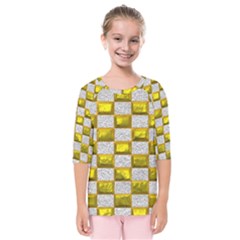 Pattern Desktop Square Wallpaper Kids  Quarter Sleeve Raglan Tee