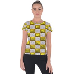 Pattern Desktop Square Wallpaper Short Sleeve Sports Top 