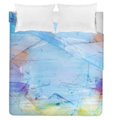 Background Art Abstract Watercolor Duvet Cover Double Side (queen Size) by Nexatart