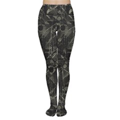 Abstract Collage Patchwork Pattern Women s Tights by dflcprints