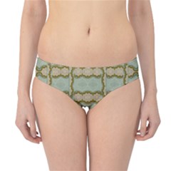 Celtic Wood Knots In Decorative Gold Hipster Bikini Bottoms by pepitasart