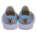 Cute Little Havanese Puppy Kids  Canvas Slip Ons View4