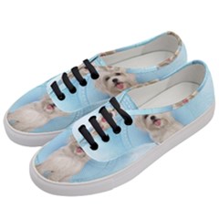 Cute Little Havanese Puppy Women s Classic Low Top Sneakers by FantasyWorld7