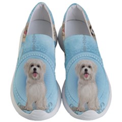 Cute Little Havanese Puppy Women s Lightweight Slip Ons by FantasyWorld7